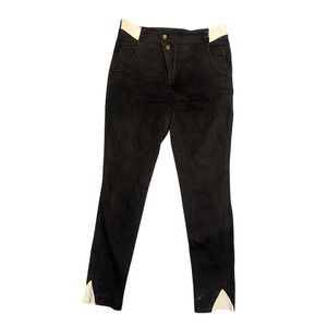 Vintage‎ Zana Di Jeans Women 17 18 Slim Fit Black Denim High Waist Pants Stretch